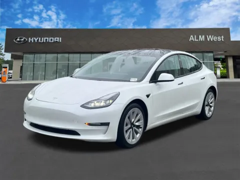 White 2021 Tesla Model 3 Long Range for sale in Lithia Springs, GA