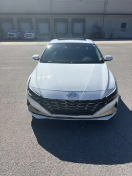 White 2022 Hyundai Elantra Hybrid Limited for sale in Lithia Springs, GA