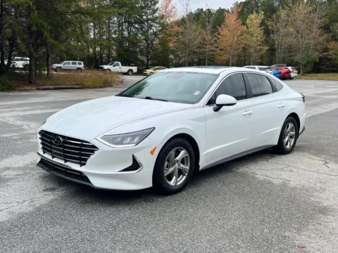 White 2021 Hyundai Sonata SE for sale in Lithia Springs, GA