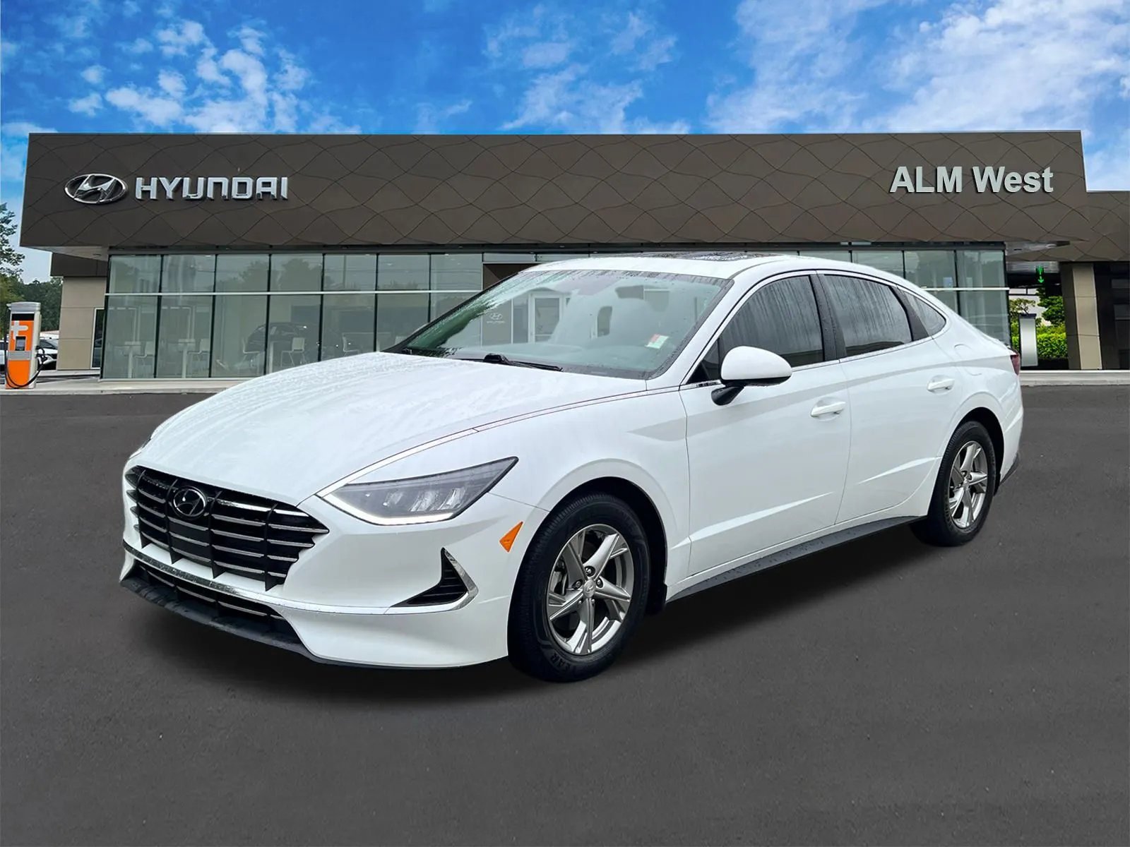 White 2021 Hyundai Sonata SE for sale in Lithia Springs, GA