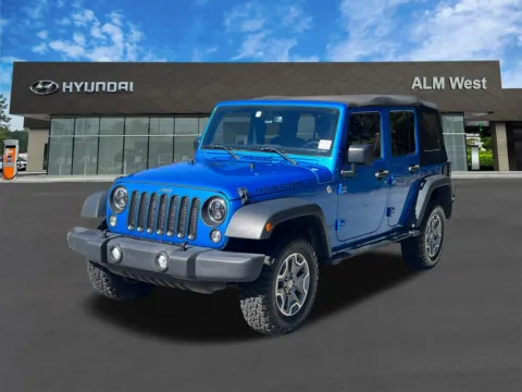 Blue 2015 Jeep Wrangler Unlimited Rubicon for sale in Lithia Springs, GA
