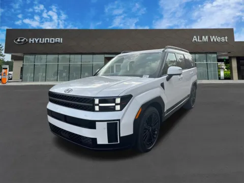 White 2026 Hyundai Santa Fe Hybrid Calligraphy for sale in Lithia Springs, GA