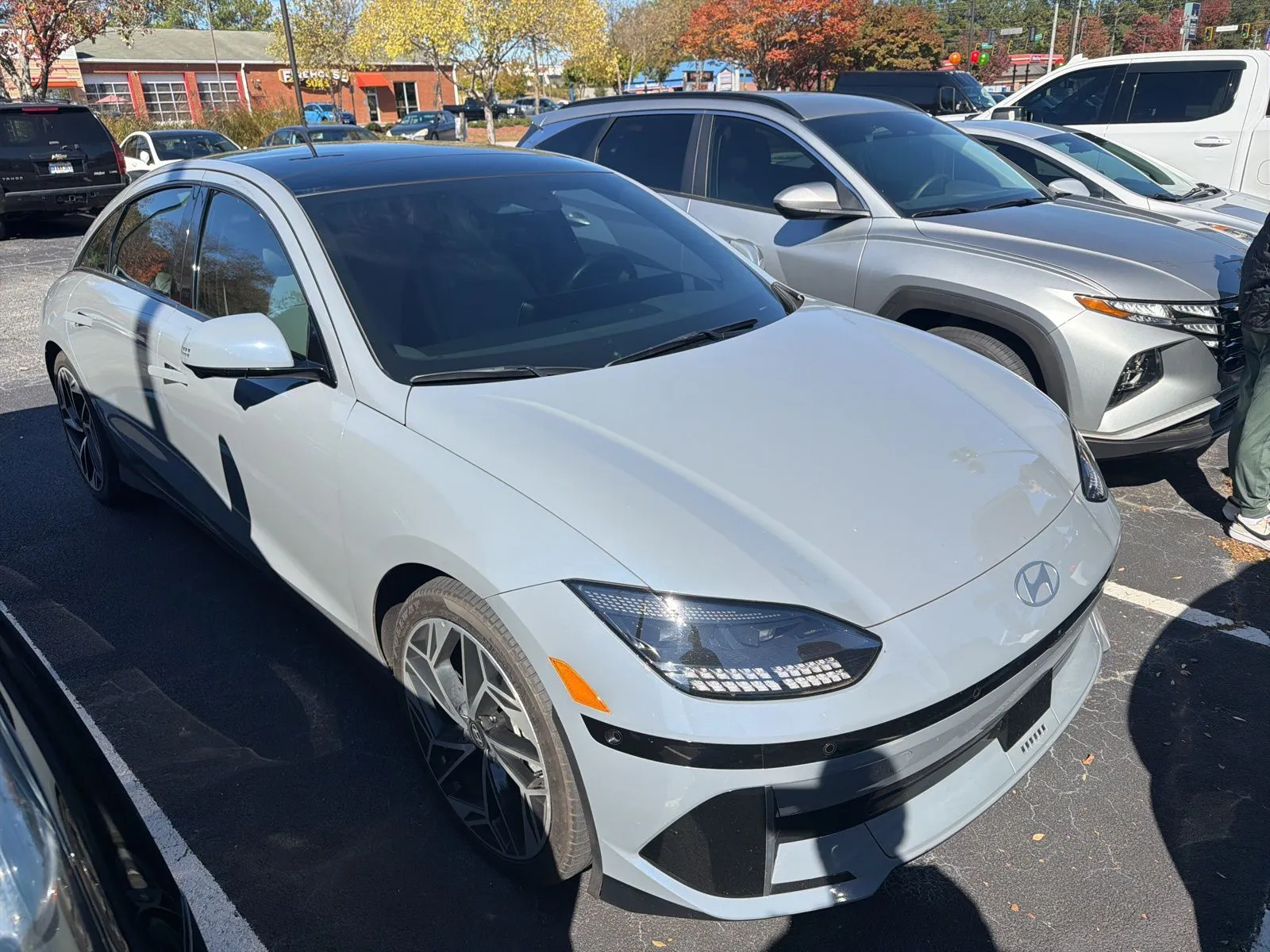 Used 2023 Hyundai IONIQ 6 Limited with VIN KMHM54AA1PA040640 for sale in Perry, GA