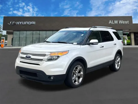 White 2014 Ford Explorer Limited for sale in Lithia Springs, GA