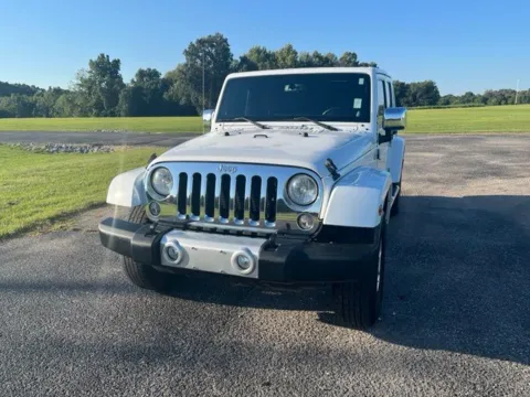 White 2014 Jeep Wrangler Unlimited Sahara for sale in Martin, TN