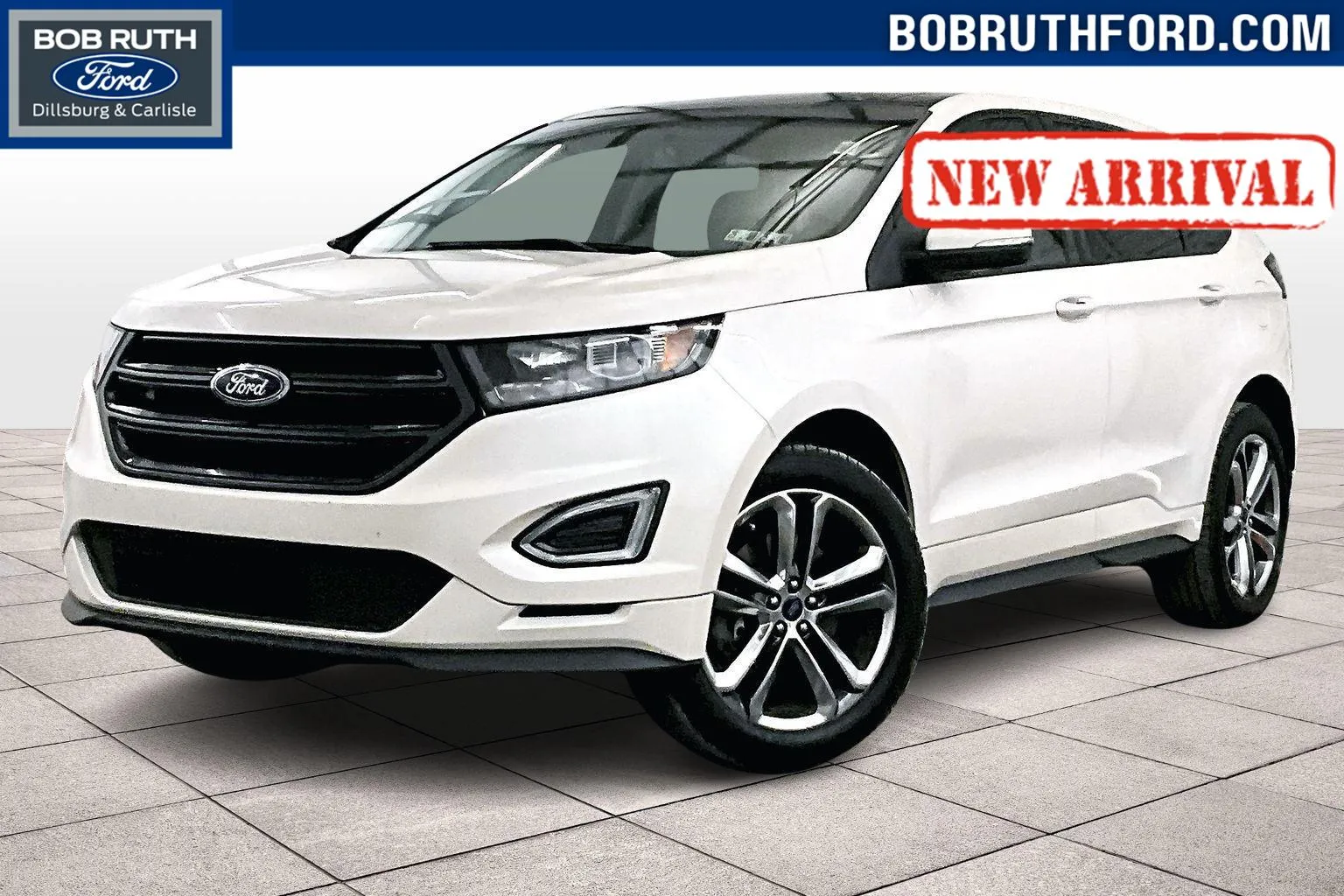 White 2016 Ford Edge Sport for sale in Dillsburg, PA