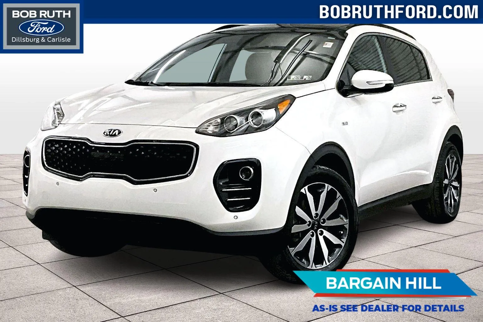 White 2019 Kia Sportage EX for sale in Dillsburg, PA