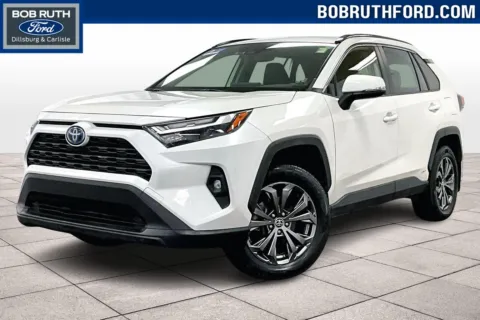 White 2022 Toyota RAV4 Hybrid XLE Premium for sale in Dillsburg, PA