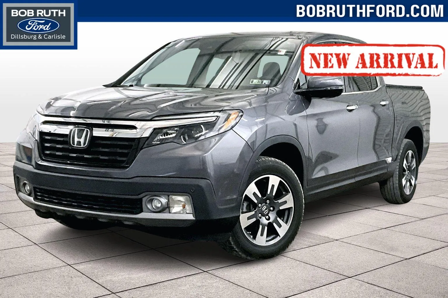 Gray 2017 Honda Ridgeline RTL-E for sale in Dillsburg, PA