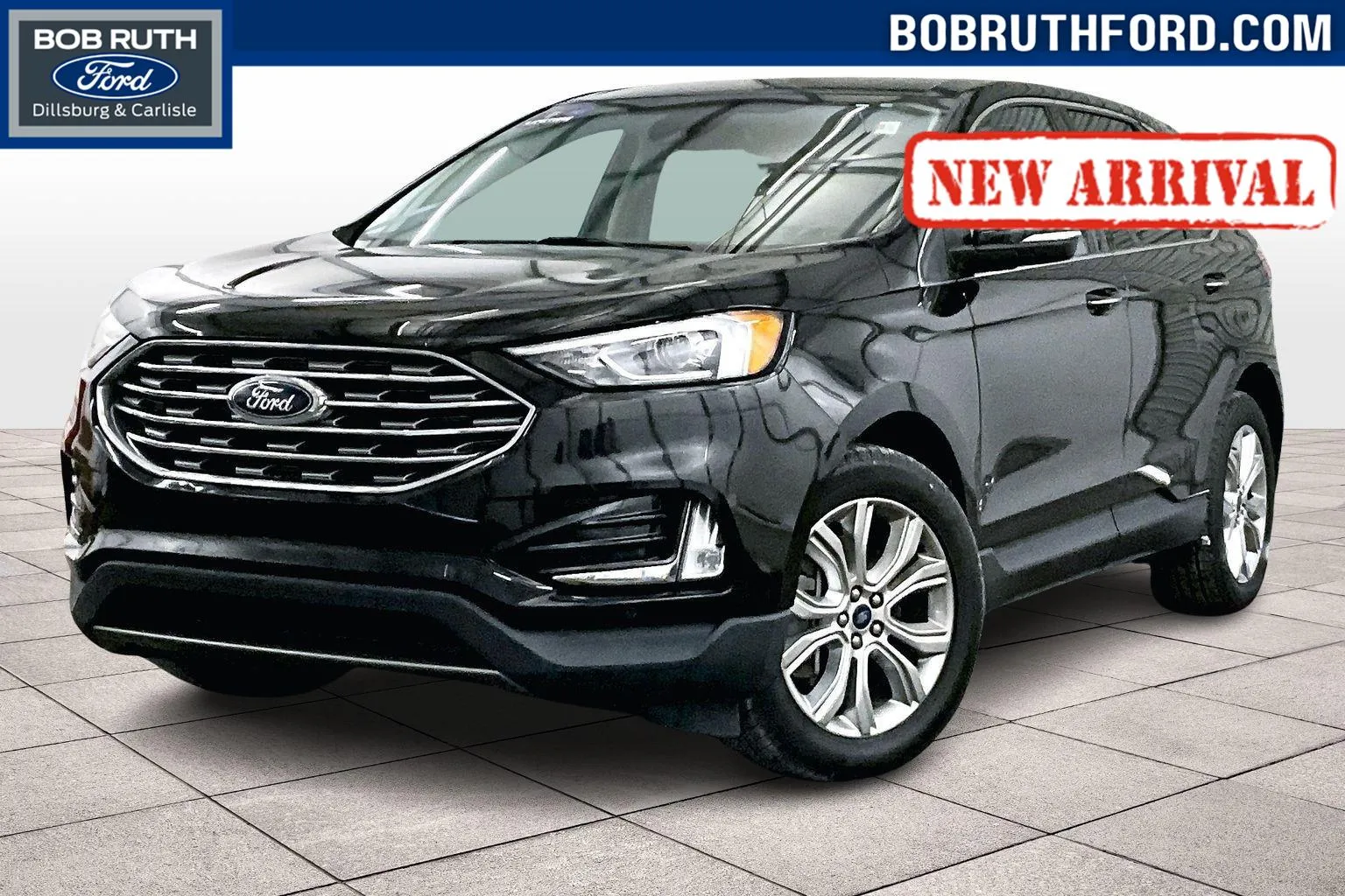 Black 2021 Ford Edge Titanium for sale in Dillsburg, PA