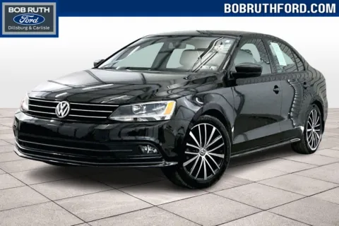 Black 2015 Volkswagen Jetta Sedan 1.8T Sport for sale in Dillsburg, PA