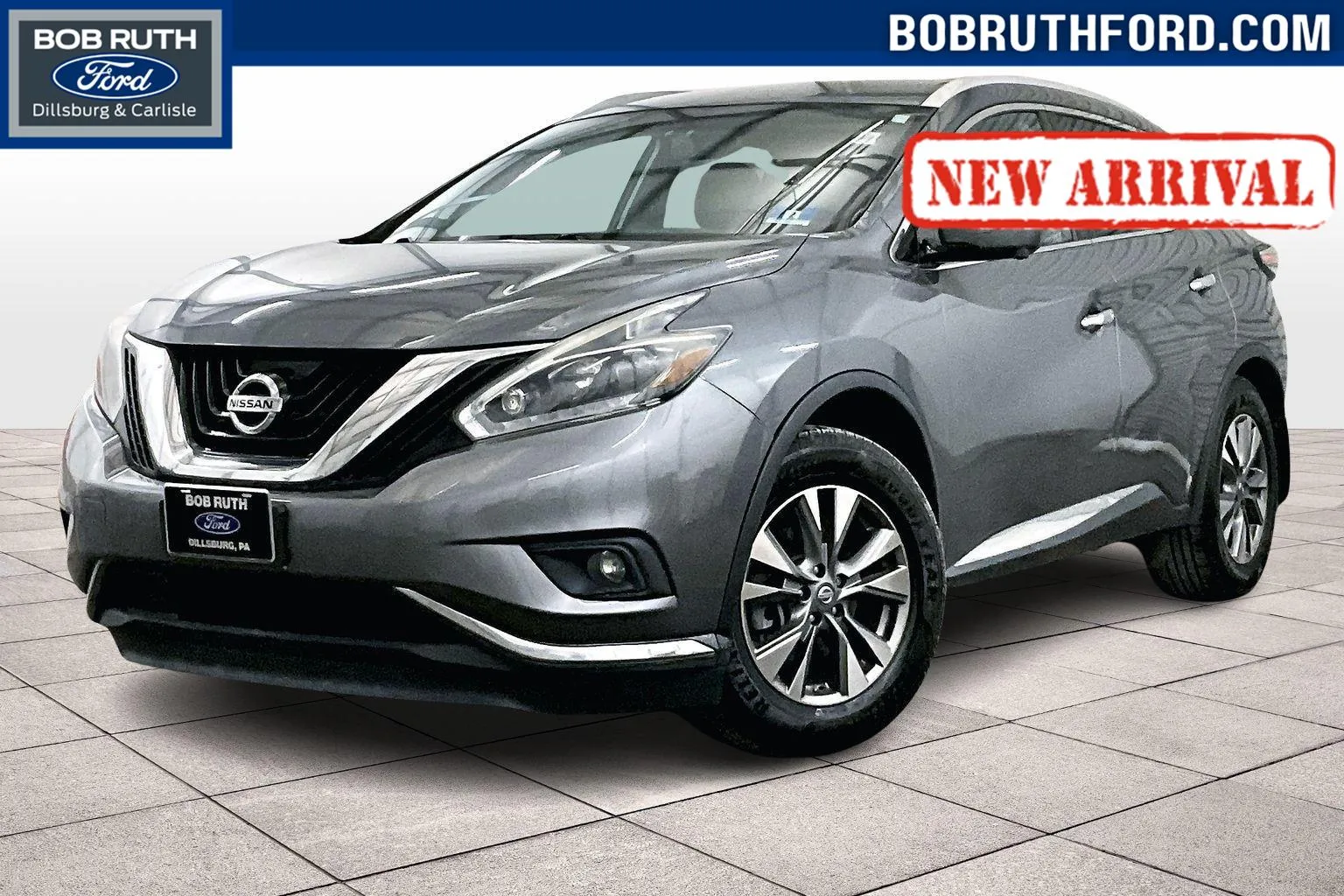 Gray 2018 Nissan Murano SL for sale in Dillsburg, PA