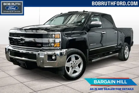 Black 2015 Chevrolet Silverado 2500HD LTZ for sale in Dillsburg, PA