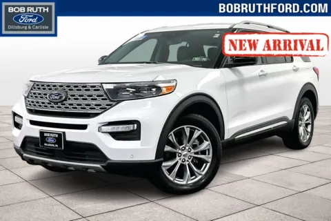 White 2022 Ford Explorer Limited for sale in Dillsburg, PA
