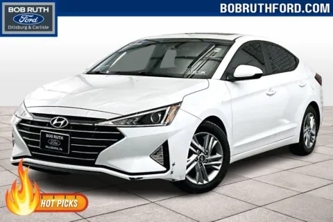 White 2020 Hyundai Elantra Value Edition for sale in Dillsburg, PA
