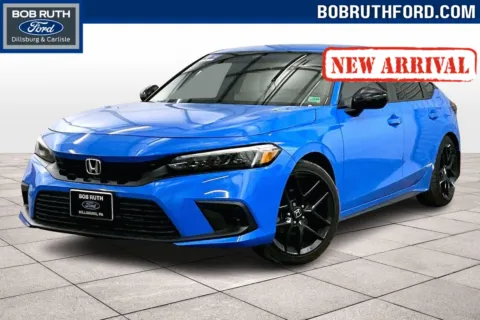 Blue 2024 Honda Civic Hatchback Sport for sale in Dillsburg, PA