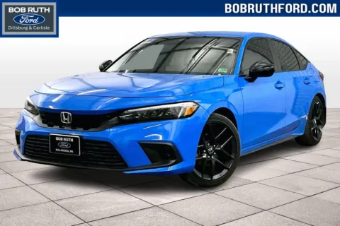 Blue 2024 Honda Civic Hatchback Sport for sale in Dillsburg, PA
