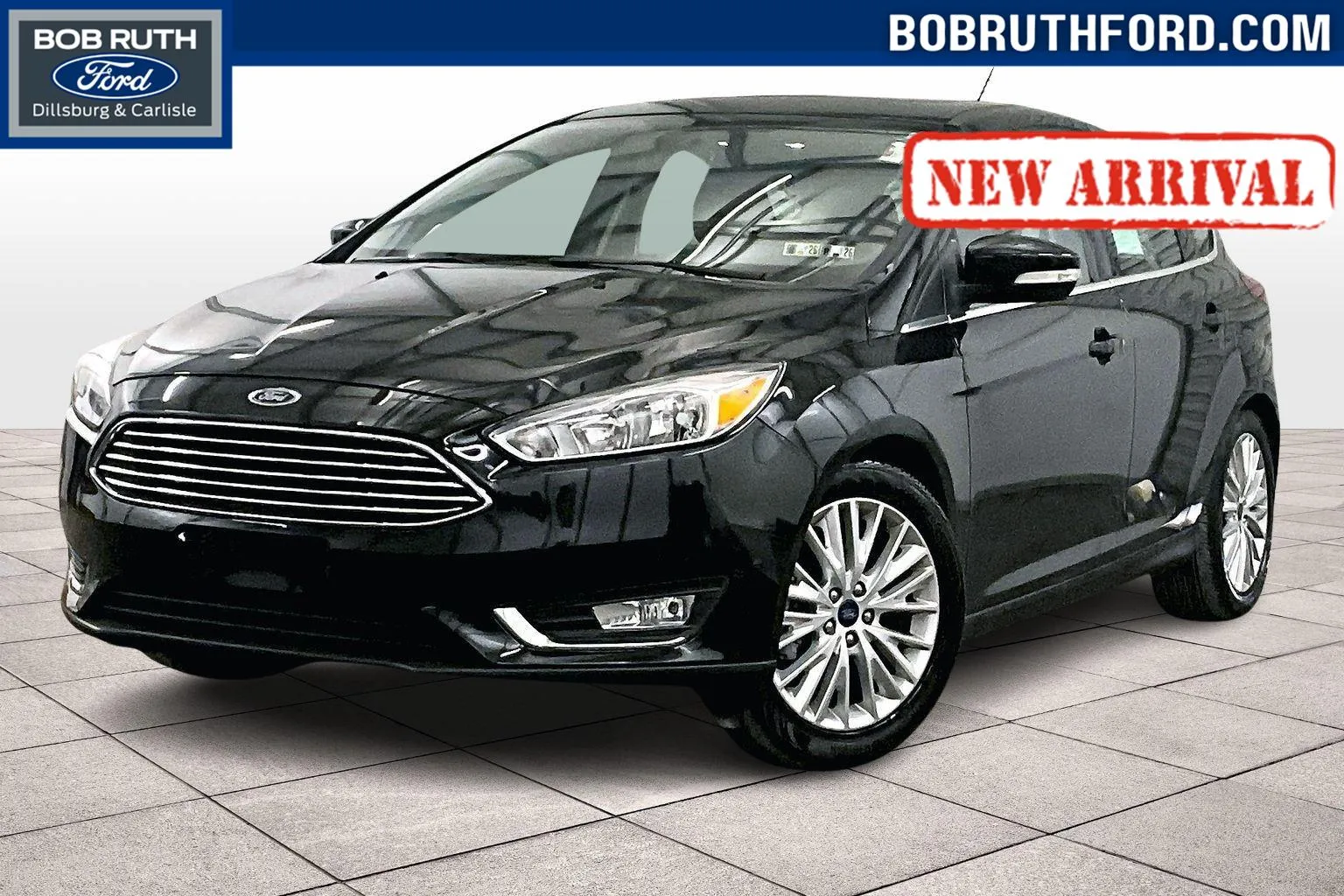 Black 2017 Ford Focus Titanium for sale in Dillsburg, PA