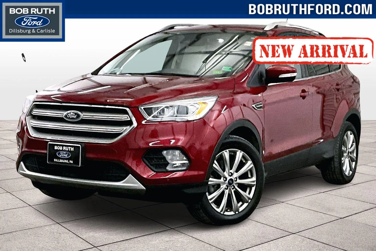 Red 2019 Ford Escape Titanium for sale in Dillsburg, PA