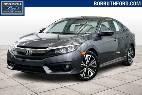 Gray 2017 Honda Civic Sedan EX-T for sale in Dillsburg, PA