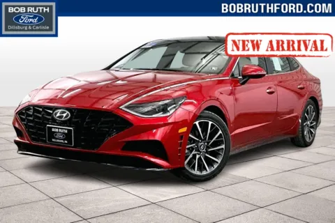 Red 2021 Hyundai Sonata Limited for sale in Dillsburg, PA