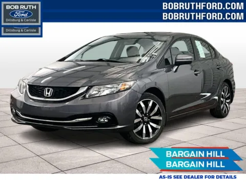 Gray 2015 Honda Civic Sedan EX-L for sale in Dillsburg, PA