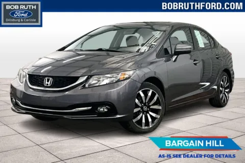 Gray 2015 Honda Civic Sedan EX-L for sale in Dillsburg, PA