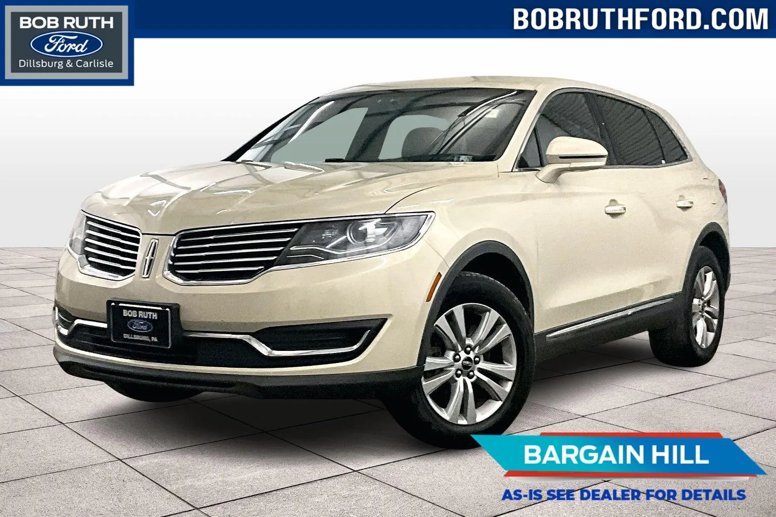 Used 2016 Lincoln MKX Premiere with VIN 2LMTJ8JR1GBL83851 for sale in Dillsburg, PA