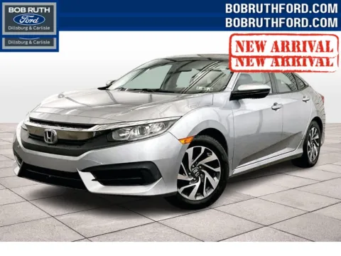 Silver 2017 Honda Civic Sedan EX for sale in Dillsburg, PA