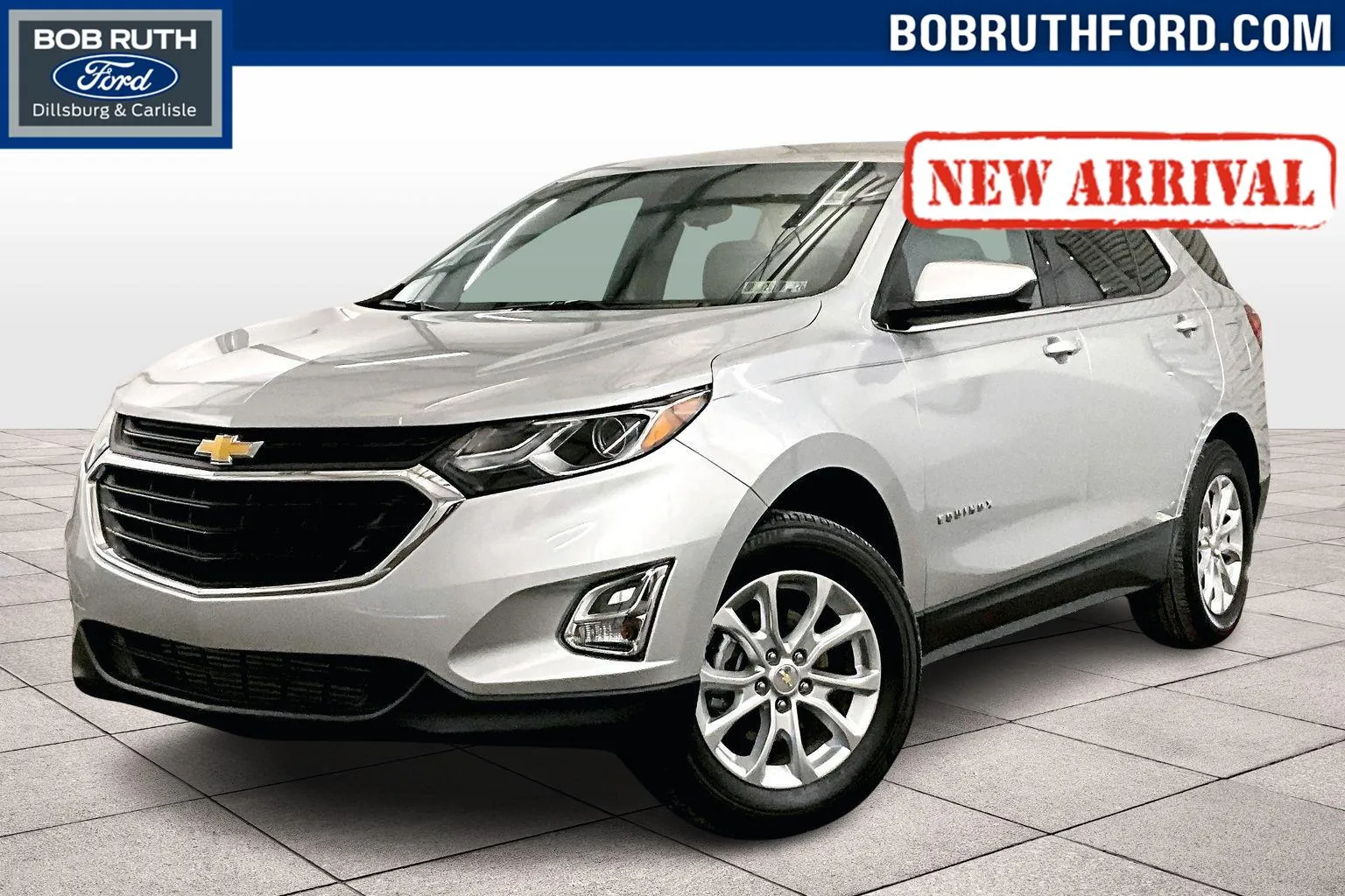 Silver 2018 Chevrolet Equinox LT for sale in Dillsburg, PA