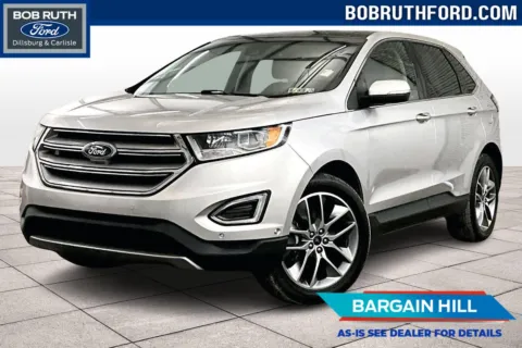 Silver 2017 Ford Edge Titanium for sale in Dillsburg, PA