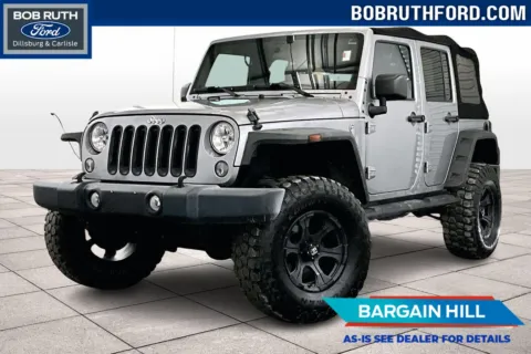 Silver 2016 Jeep Wrangler Unlimited Sport for sale in Dillsburg, PA