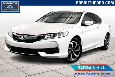 White 2016 Honda Accord Coupe LX-S for sale in Dillsburg, PA