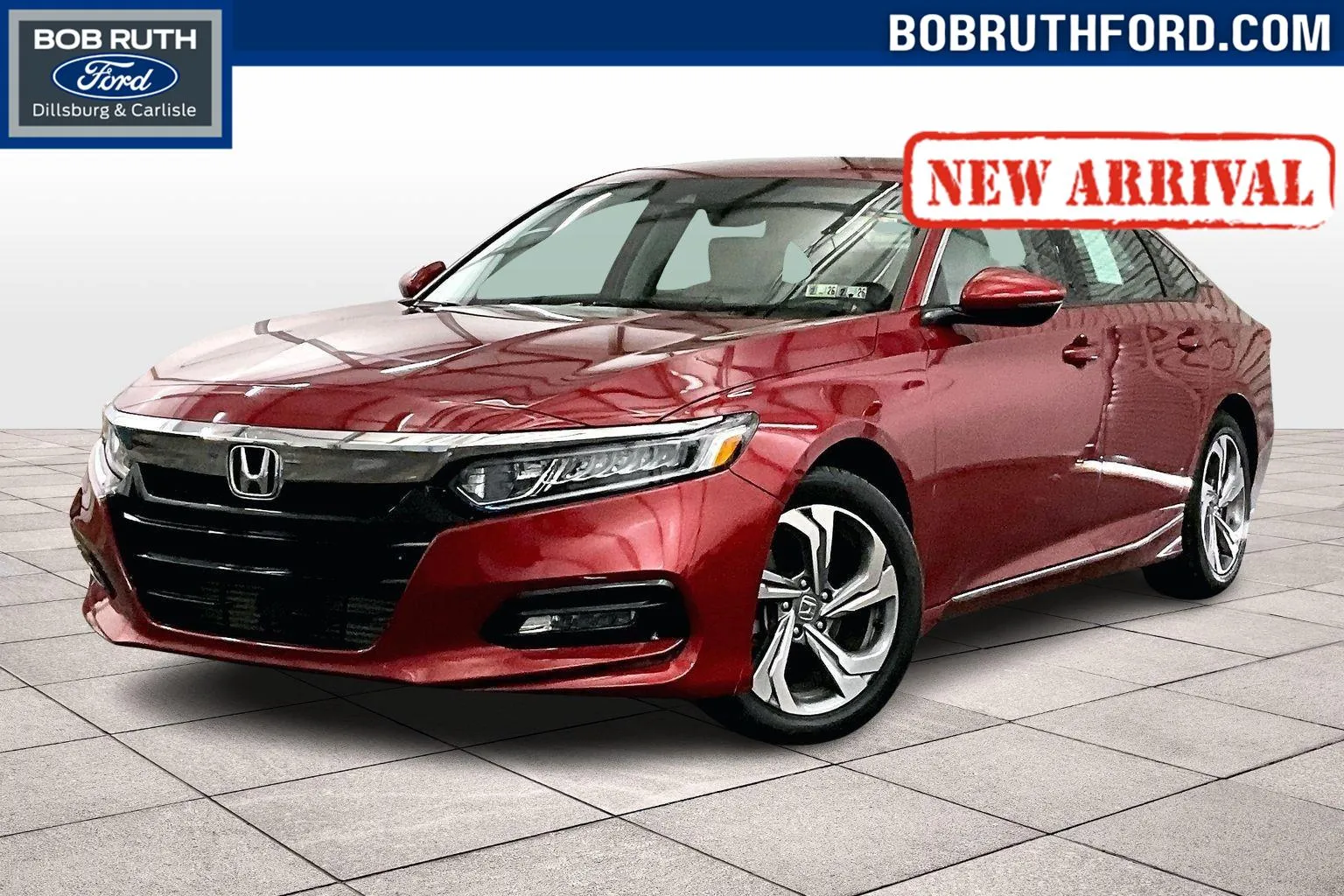 Red 2018 Honda Accord Sedan EX-L Navi 1.5T for sale in Dillsburg, PA