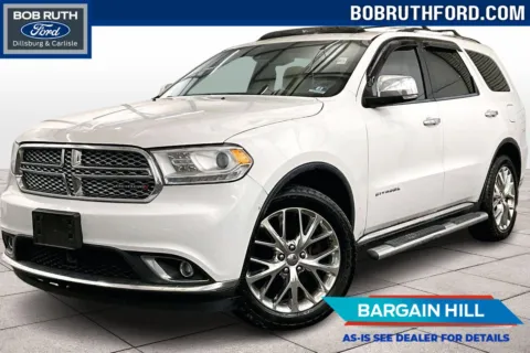 White 2015 Dodge Durango Citadel for sale in Dillsburg, PA