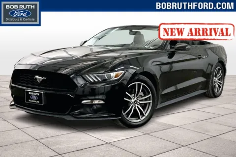 Black 2017 Ford Mustang EcoBoost Premium for sale in Dillsburg, PA