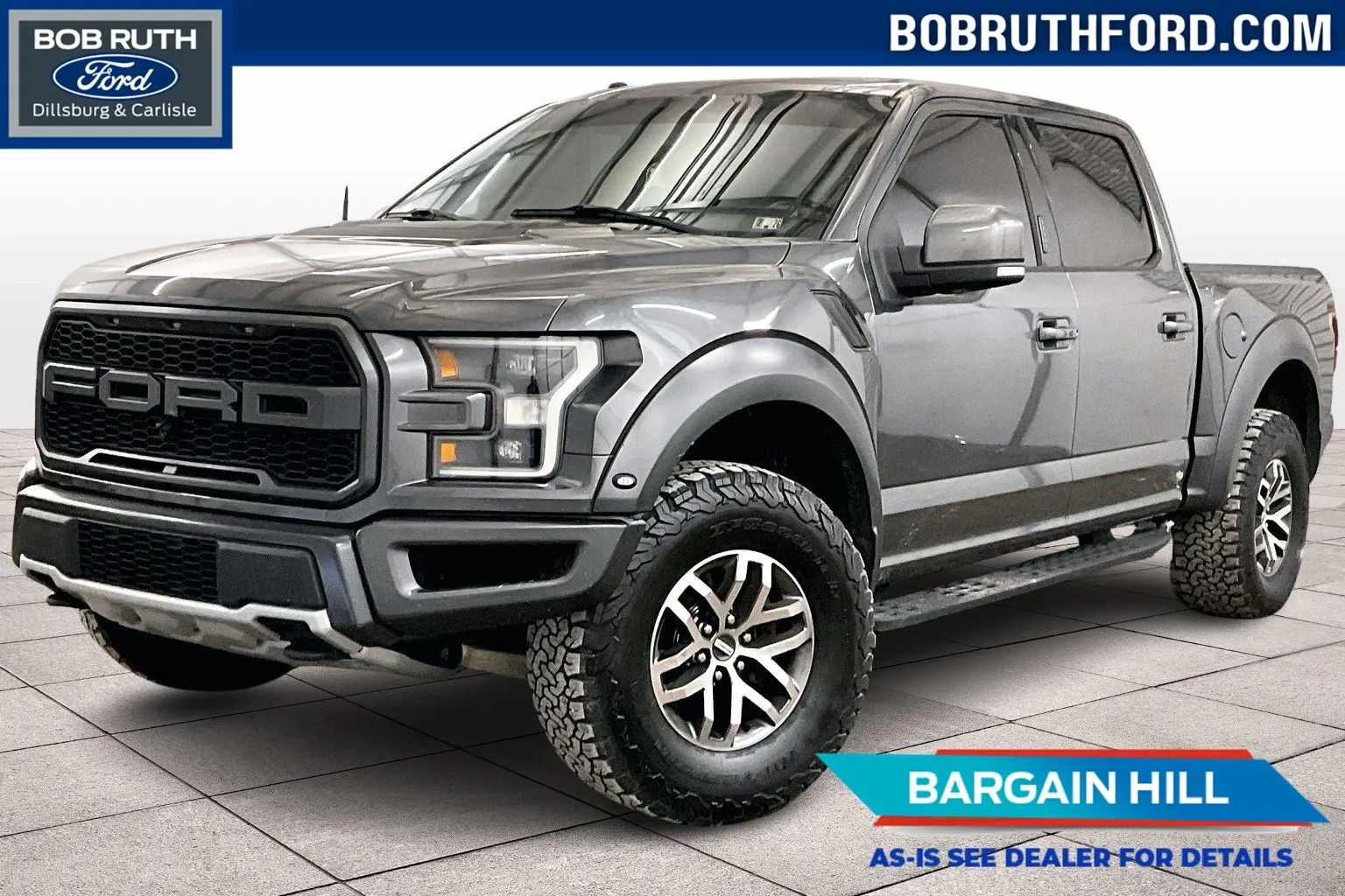 Gray 2018 Ford F-150 Raptor for sale in Dillsburg, PA