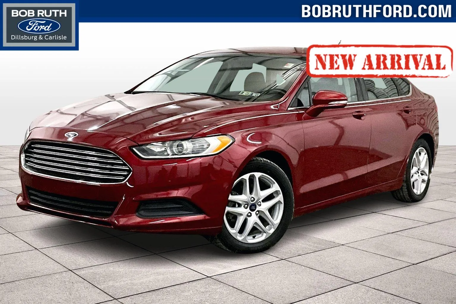 Red 2015 Ford Fusion SE for sale in Dillsburg, PA
