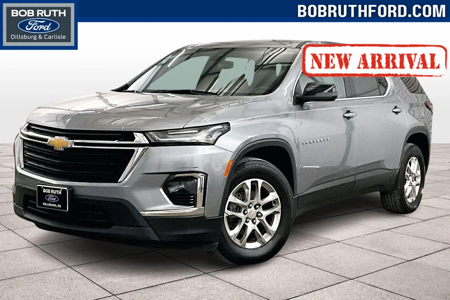 Gray 2023 Chevrolet Traverse LS for sale in Dillsburg, PA