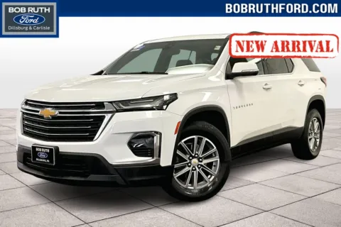 White 2023 Chevrolet Traverse LT Cloth for sale in Dillsburg, PA
