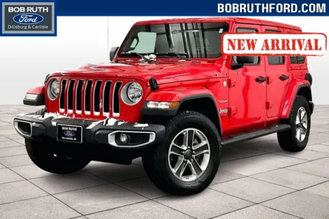 Red 2018 Jeep Wrangler Unlimited Sahara for sale in Dillsburg, PA