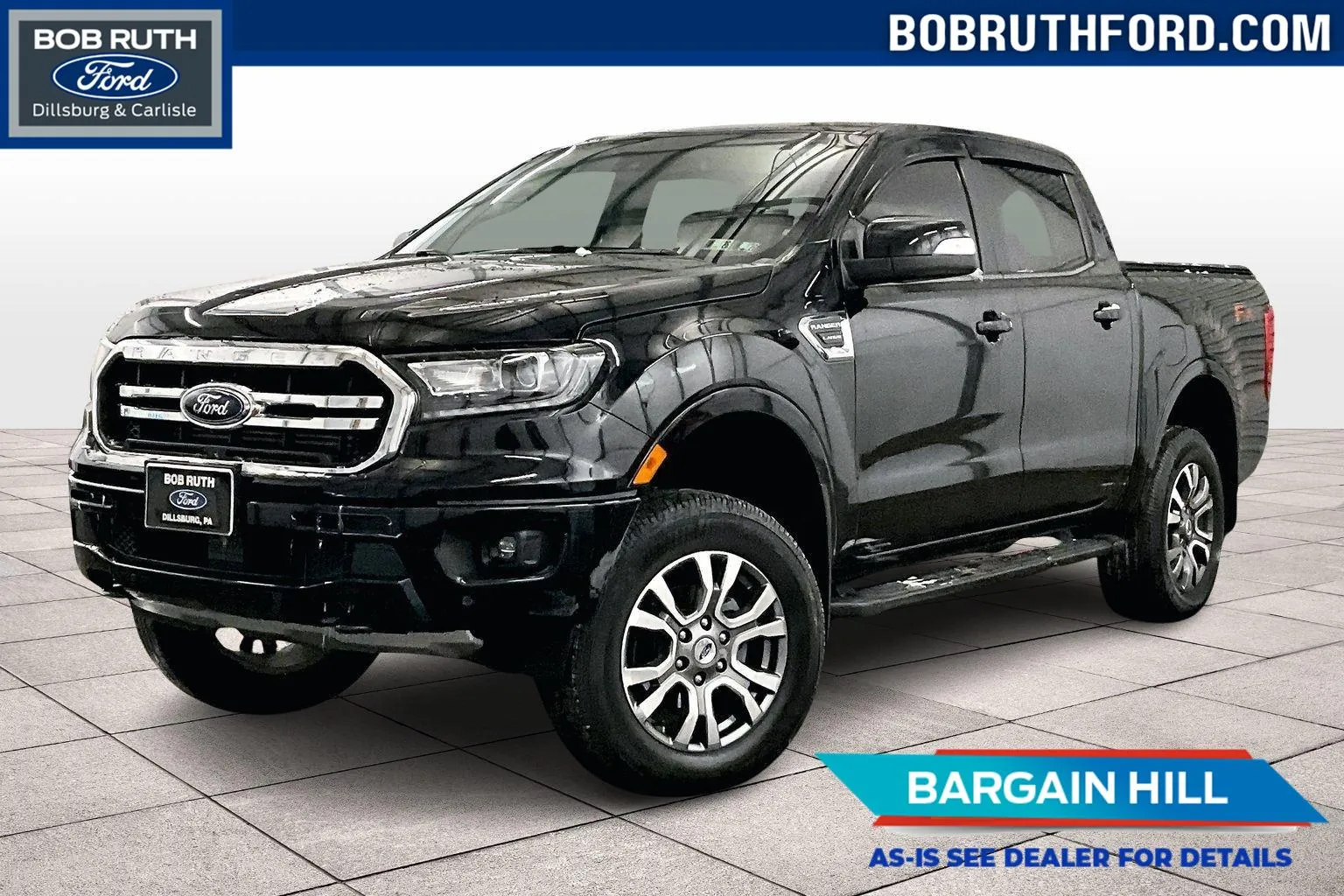 Black 2019 Ford Ranger LARIAT for sale in Dillsburg, PA