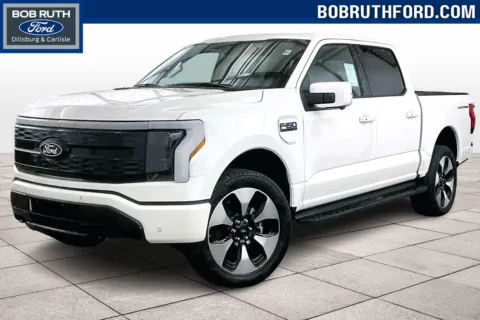 White 2025 Ford F-150 Lightning Platinum for sale in Dillsburg, PA