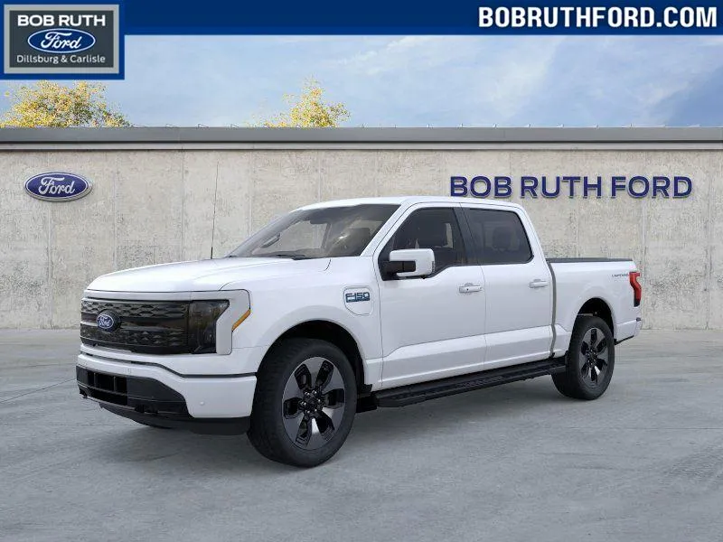 White 2025 Ford F-150 Lightning Platinum for sale in Dillsburg, PA