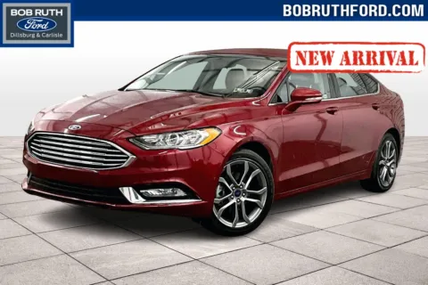 Red 2017 Ford Fusion SE for sale in Dillsburg, PA