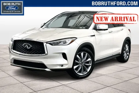 White 2021 INFINITI QX50 ESSENTIAL for sale in Dillsburg, PA