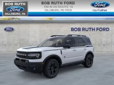White 2025 Ford Bronco Sport Outer Banks for sale in Dillsburg, PA