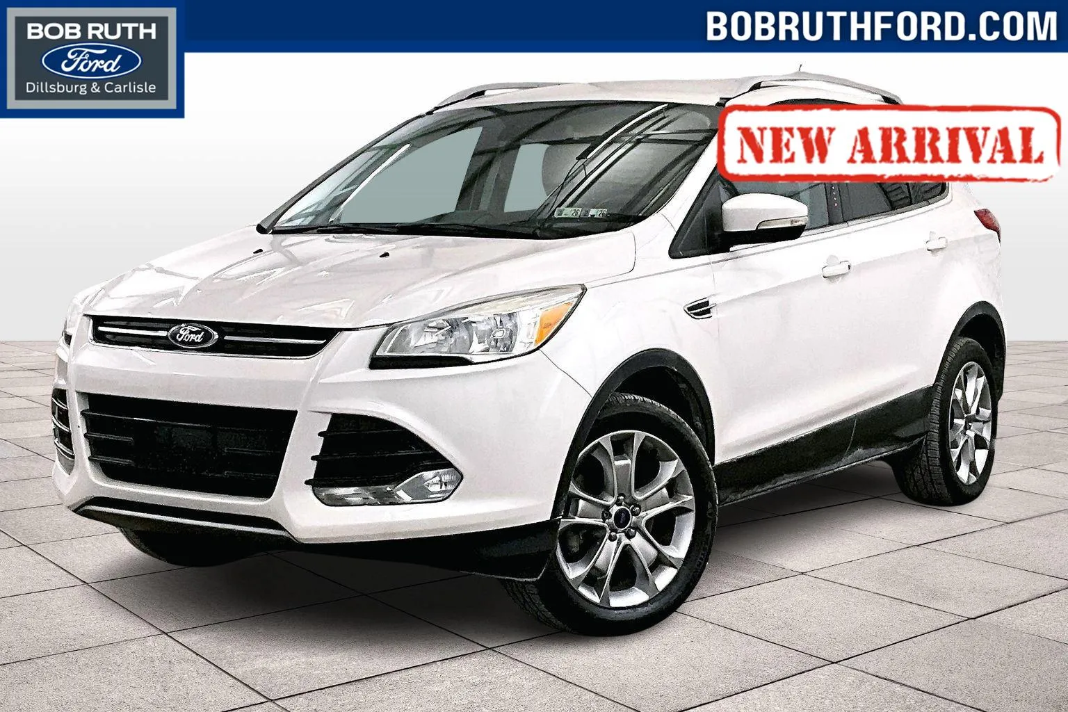 White 2016 Ford Escape Titanium for sale in Dillsburg, PA