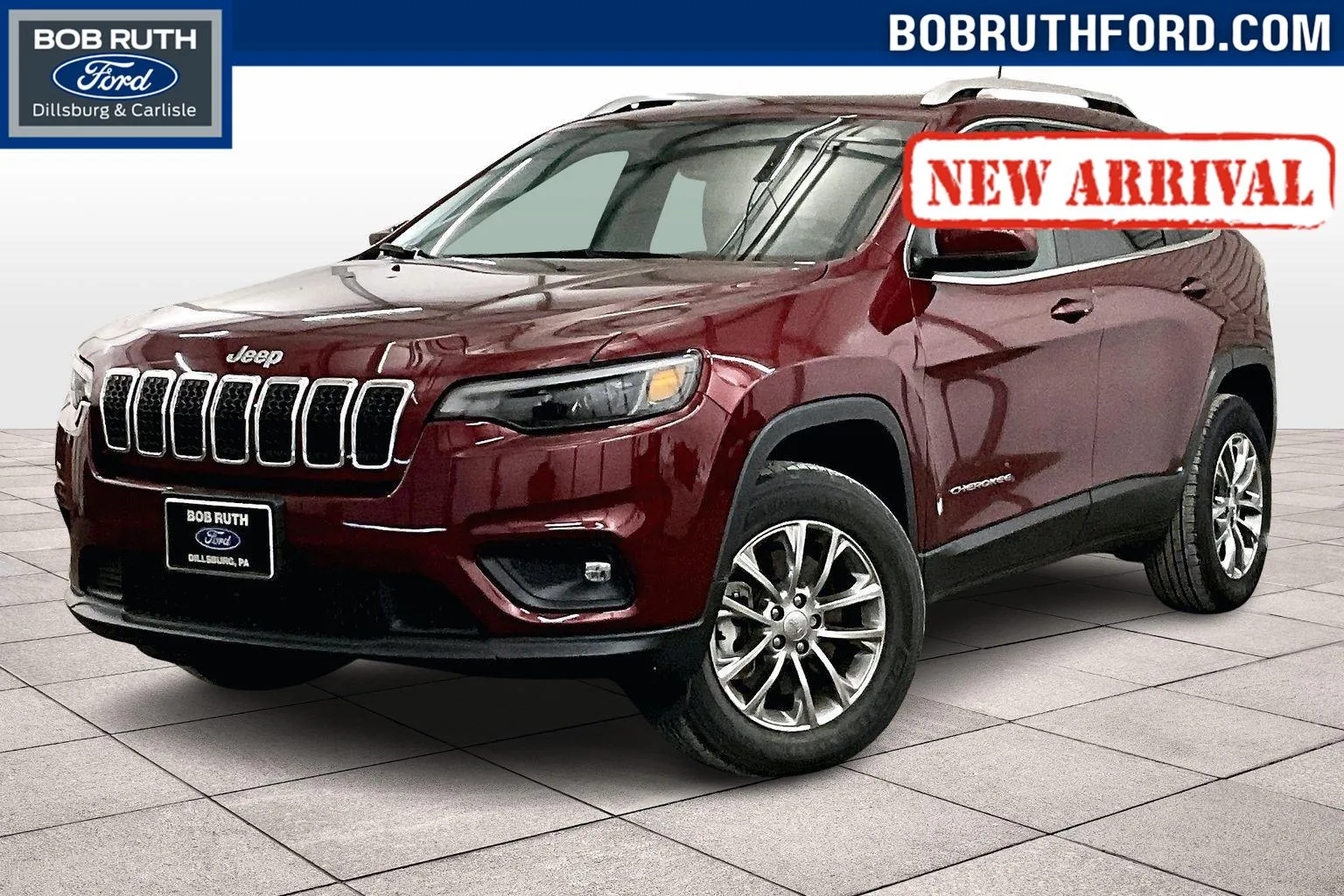 Red 2021 Jeep Cherokee Latitude Lux for sale in Dillsburg, PA