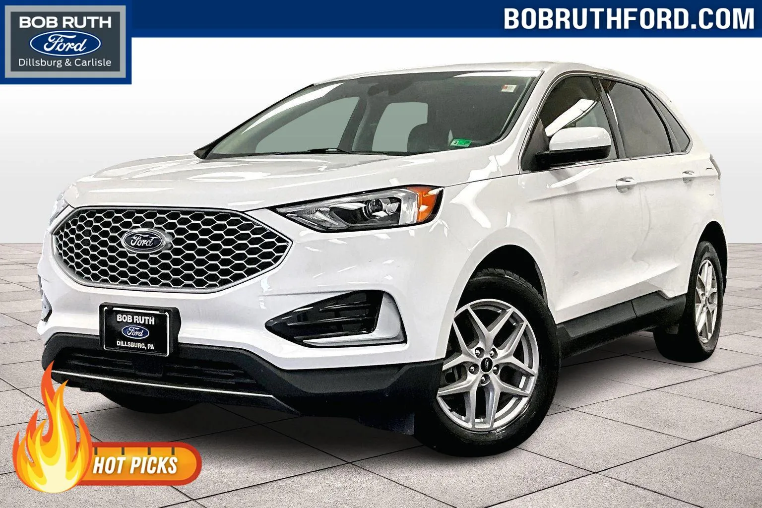 White 2024 Ford Edge SEL for sale in Dillsburg, PA